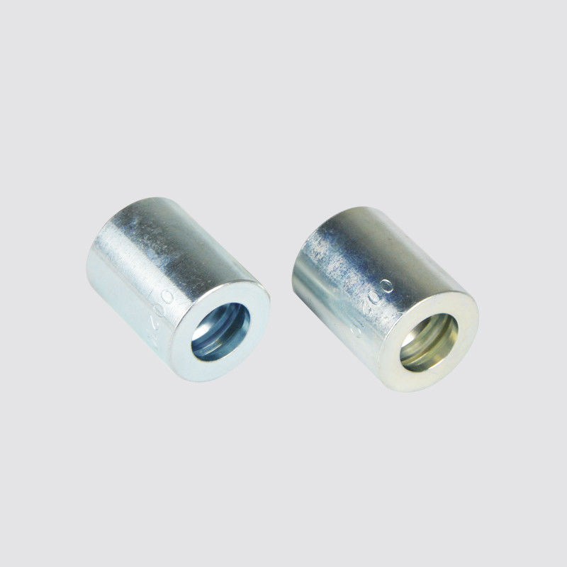00210 - 24 MS SS steel hose crimp ferrules with smooth groove